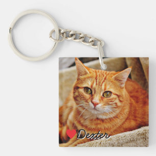 Porte-clefs Photo personnalisé d'animal de compagnie en acryli