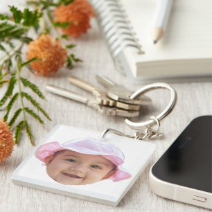 Porte-clefs Photo personnalisé de bébé, visage de bébé photo