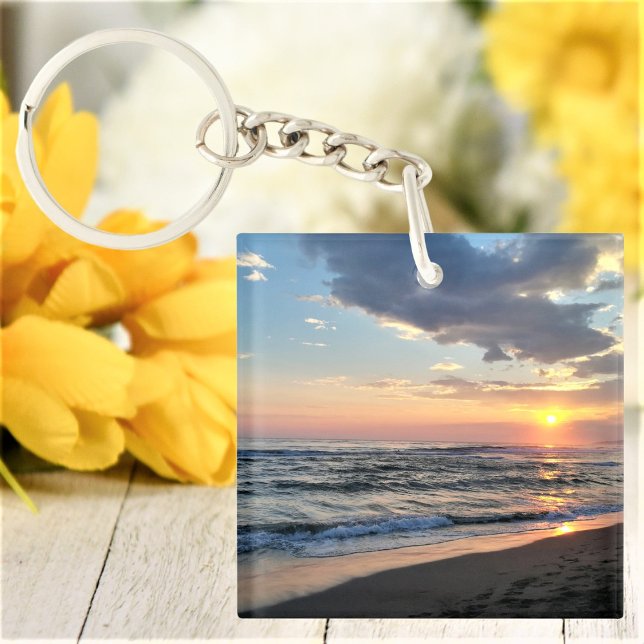 Porte-clefs Photo personnalisée à deux faces personnalisée (Créateur téléchargé)