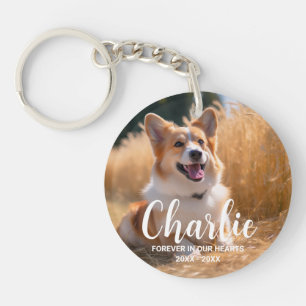 Porte-clefs Photo personnalisée avec animal de compagnie avec