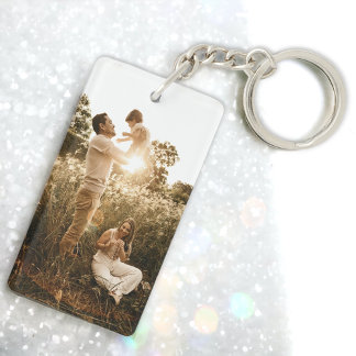 Porte-clefs Photo Personnalisée Double face Un Porte - clé Acr