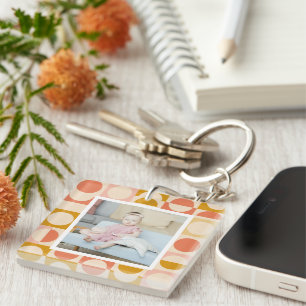 Porte-clefs Photo personnalisée et Motif