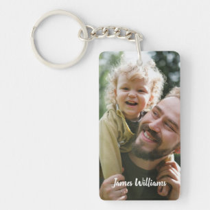 Porte-clefs Photo personnalisée et nom Créer votre propre ph
