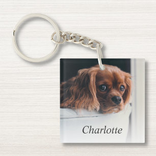 Porte-clefs Photo personnalisée pour animal de compagnie