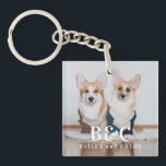 Porte-clefs Photo pour animaux de compagnie mignonne avec Mono<br><div class="desc">Photo pour animaux de compagnie mignonne avec Porte - clé Monogram</div>