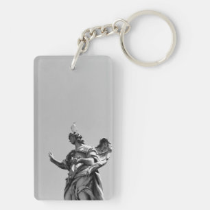 Porte-clefs Photo simple et moderne de mouette sur la statue