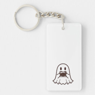 Porte-clefs Photographe fantôme d'Halloween mignon