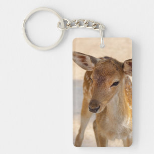 Porte-clefs Photographie de cerfs fantaisistes de la forêt