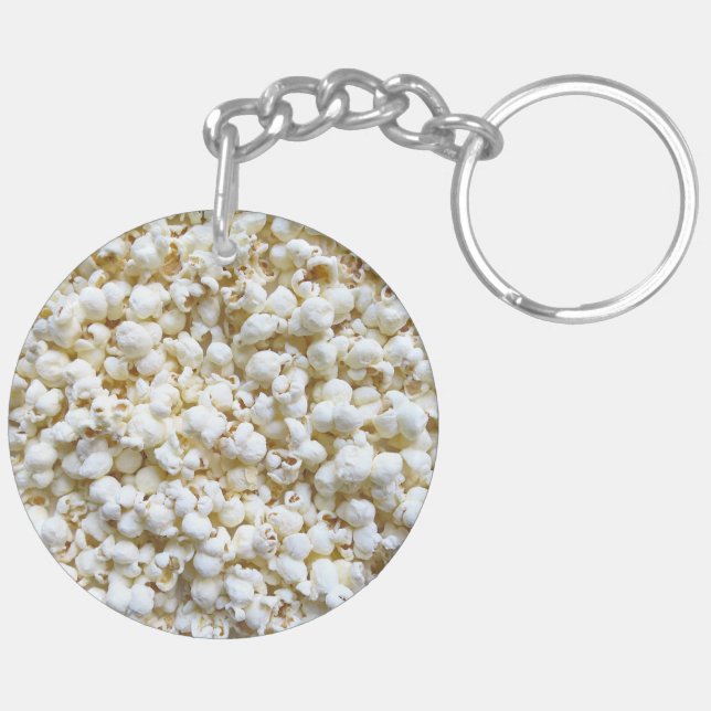 Porte-clefs Photographie de Popcorn Texture (Dos gauche)