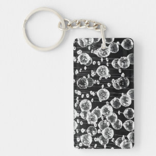 Porte-clefs Photographie d'ornements en boule de verre étincel