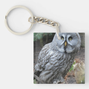 Porte-clefs Photographie du portrait d'hibou