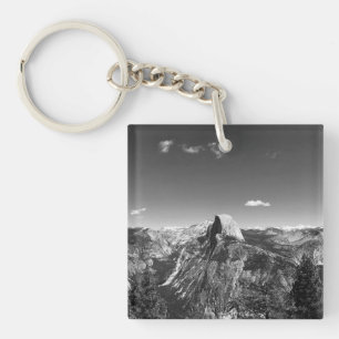 Porte-clefs Photographie en noir et blanc de Glacier Point Yos