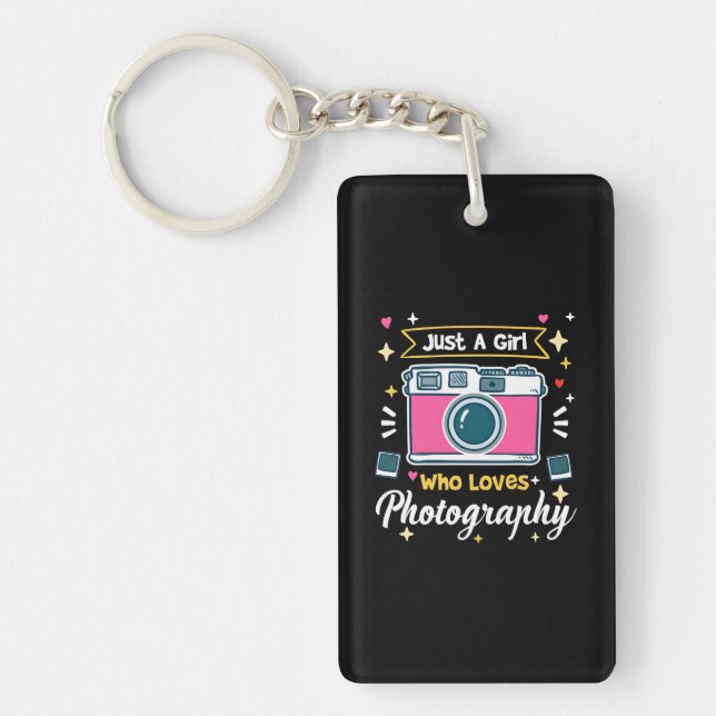 Porte-clefs Photographie féminine (Devant)