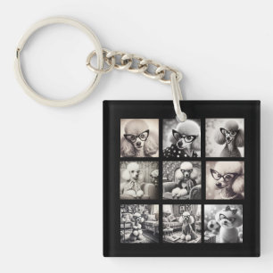Porte-clefs Photos de collage amusants 9