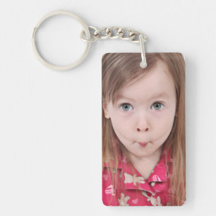 Porte-clefs Photos personnalisées d'enfants   Personnalisé 2 i