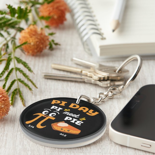 Porte-clefs Pi Day Extravaganza : Embrassez l'Infini ! (Devant Droit)