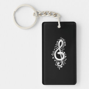 Porte-clefs Piano Keyboard Player Piano Musicien Musique Note