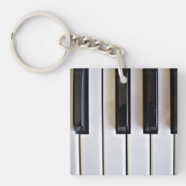 Porte-clefs Piano Keys, design populaire, (Devant)