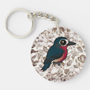 Porte-clefs Pic poricain Birdorable