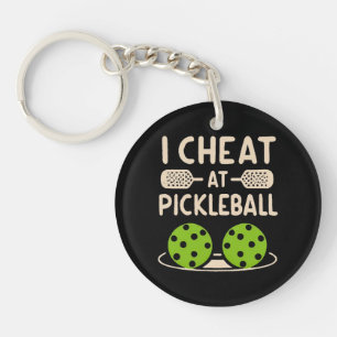 Porte-clefs Pickleball Drôle