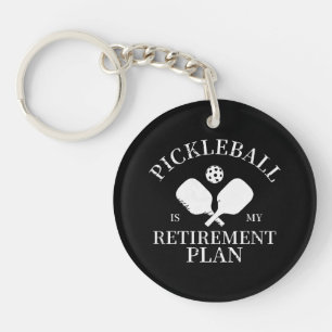 Porte-clefs pickleball est mon projet de retraite