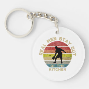 Porte-clefs Pickleball Rétro Vintage Drôle