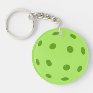 Porte-clefs Pickleball vert