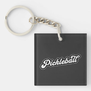 Porte-clefs Pickleball Vintage Retro