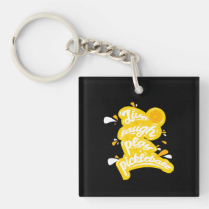 Porte-clefs Pickleball - Vive Rire Jouer Pickleball
