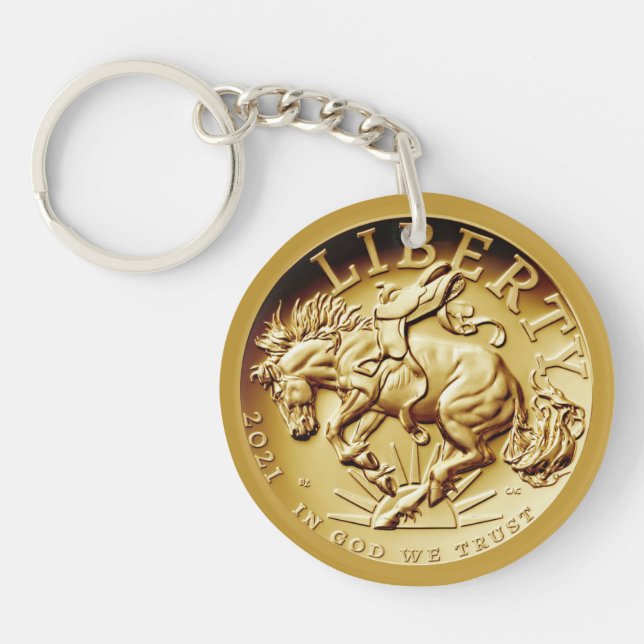 Porte-clefs Pièce de cheval de la Liberté  (Devant)