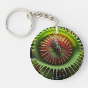Porte-clefs Piège de Vénus Floral Fantaisiste Drôle