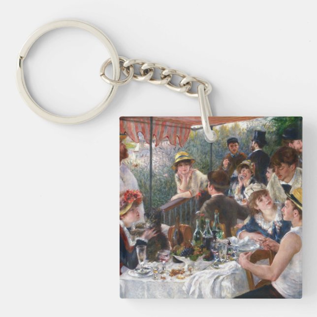 Porte-clefs Pierre-Auguste Renoir - Déjeuner de la fête nautiq (Devant)