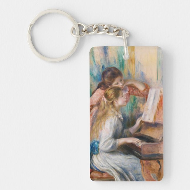 Porte-clefs Pierre Auguste Renoir - Jeunes filles au piano (Devant)