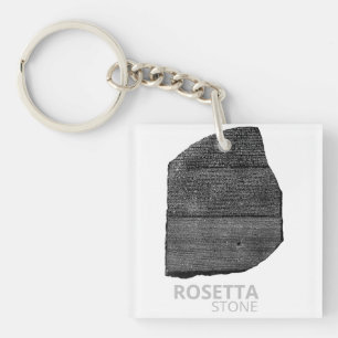 Porte-clefs Pierre de Rosette : Langue hiéroglyphique Égypte a
