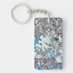 Porte-clefs pierre texture roche bio motif marbre géologie