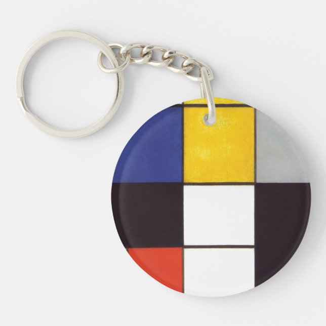 Porte-clefs Piet Mondrian-1306 (Devant)