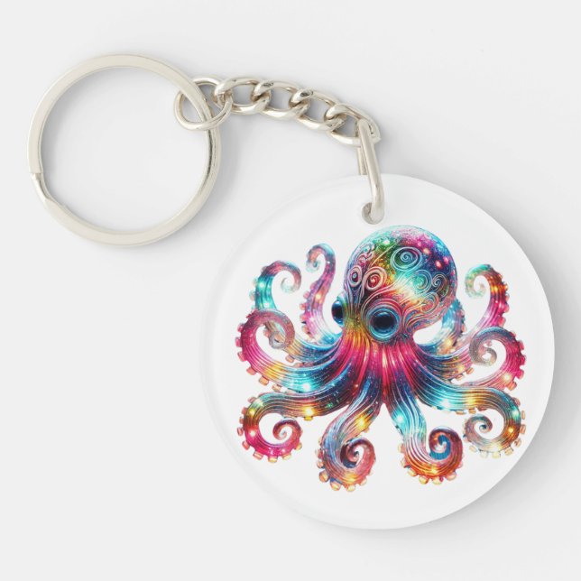 Porte-clefs Pieuvre mystique (Devant)