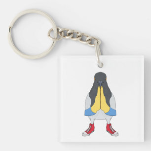 Porte-clefs Pigeon avec chaussures