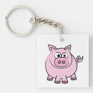 Porte-clefs Piggy Throw
