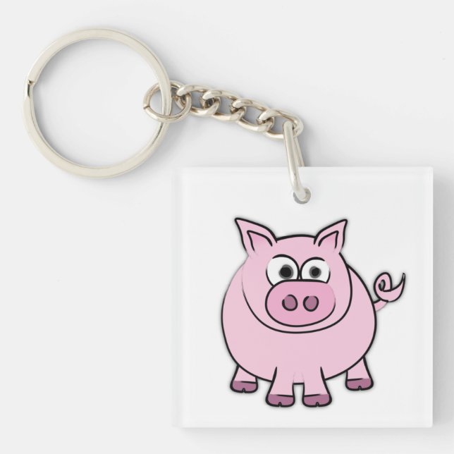 Porte-clefs Piggy Throw (Devant)