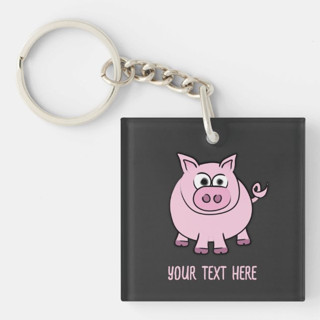 Porte-clefs Piggy Throw (Devant)