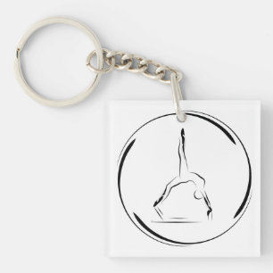 Porte-clefs Pilates sur le réformateur