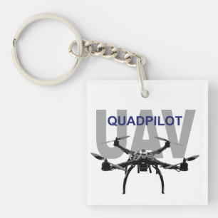 Porte-clefs Pilote d'UAV Quadpilot Quadcopter