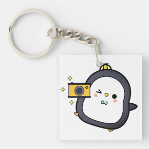 Porte-clefs Pingouin, Caméra, Caractère