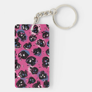 Porte-clefs Pink emo scull Office & School Promotion