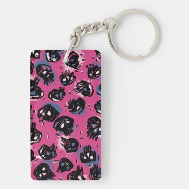Porte-clefs Pink emo scull Office & School Promotion (Dos)