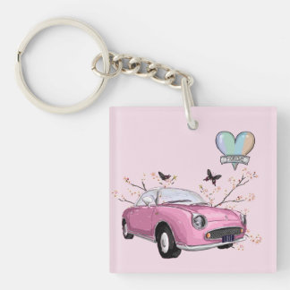 Porte-clefs Pink Figaro key chain - sleutelhanger roze figaro