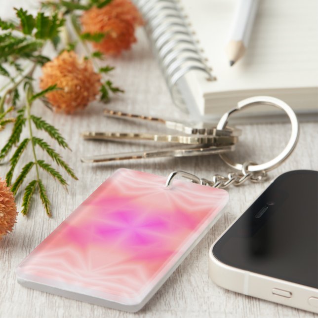 Porte-clefs Pink Splash (Devant droit)
