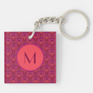 Porte-clefs Pinkoinko - Paisley à plumes