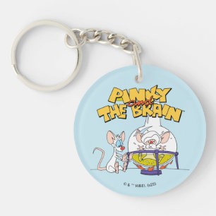 Porte-clefs Pinky et le cerveau   Laboratoire